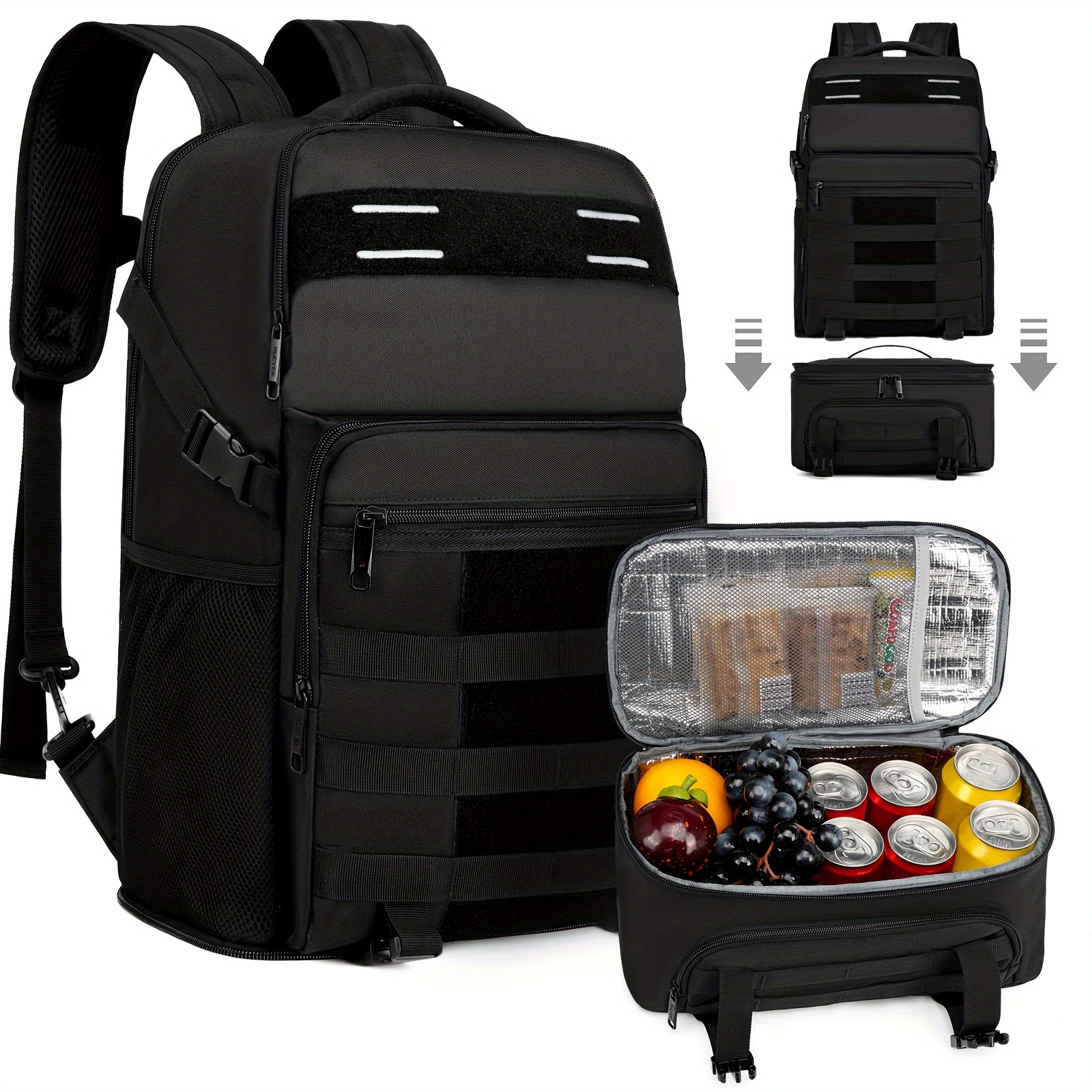 Backpack with detachable lunch box online