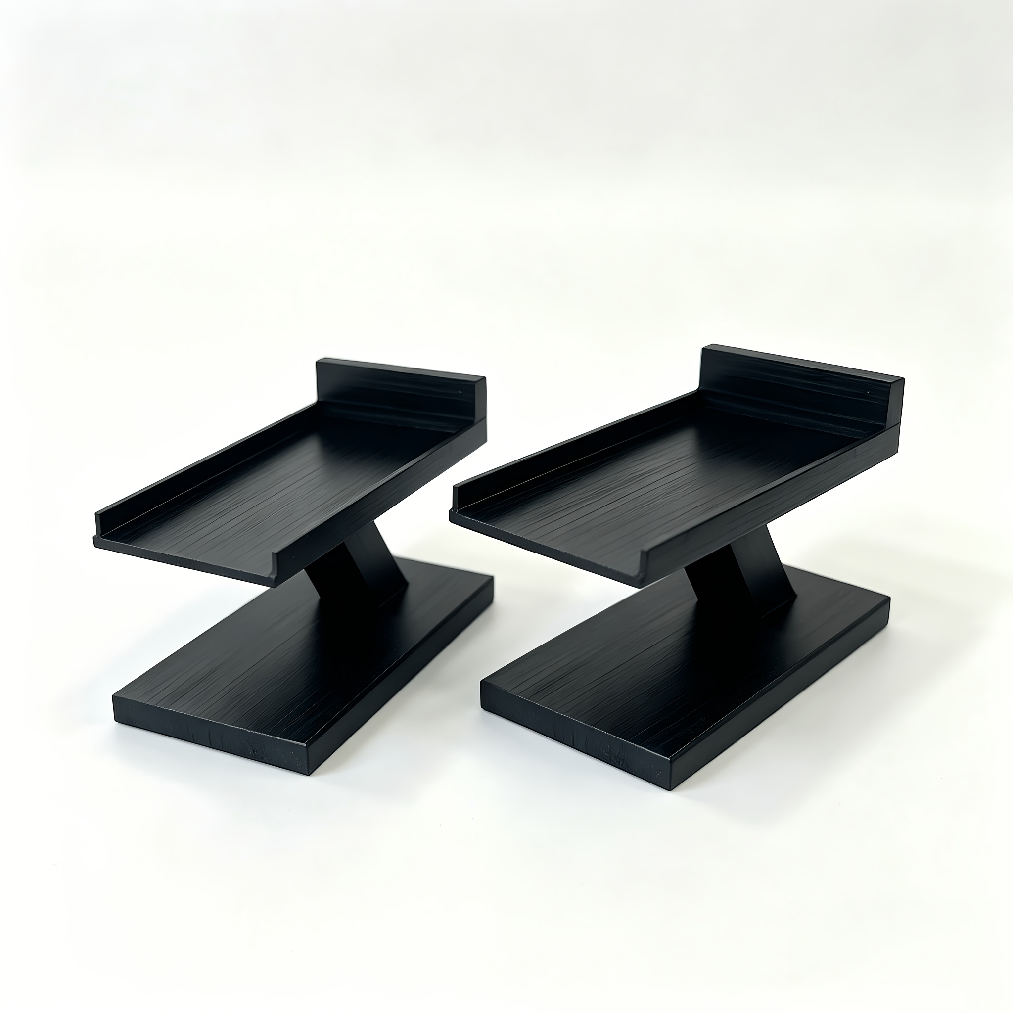 TEMU Z-shaped Angled Model Car Display Stand, Black Desktop Storage Bracket For Diecast Car Models, Collector Ornament Holder