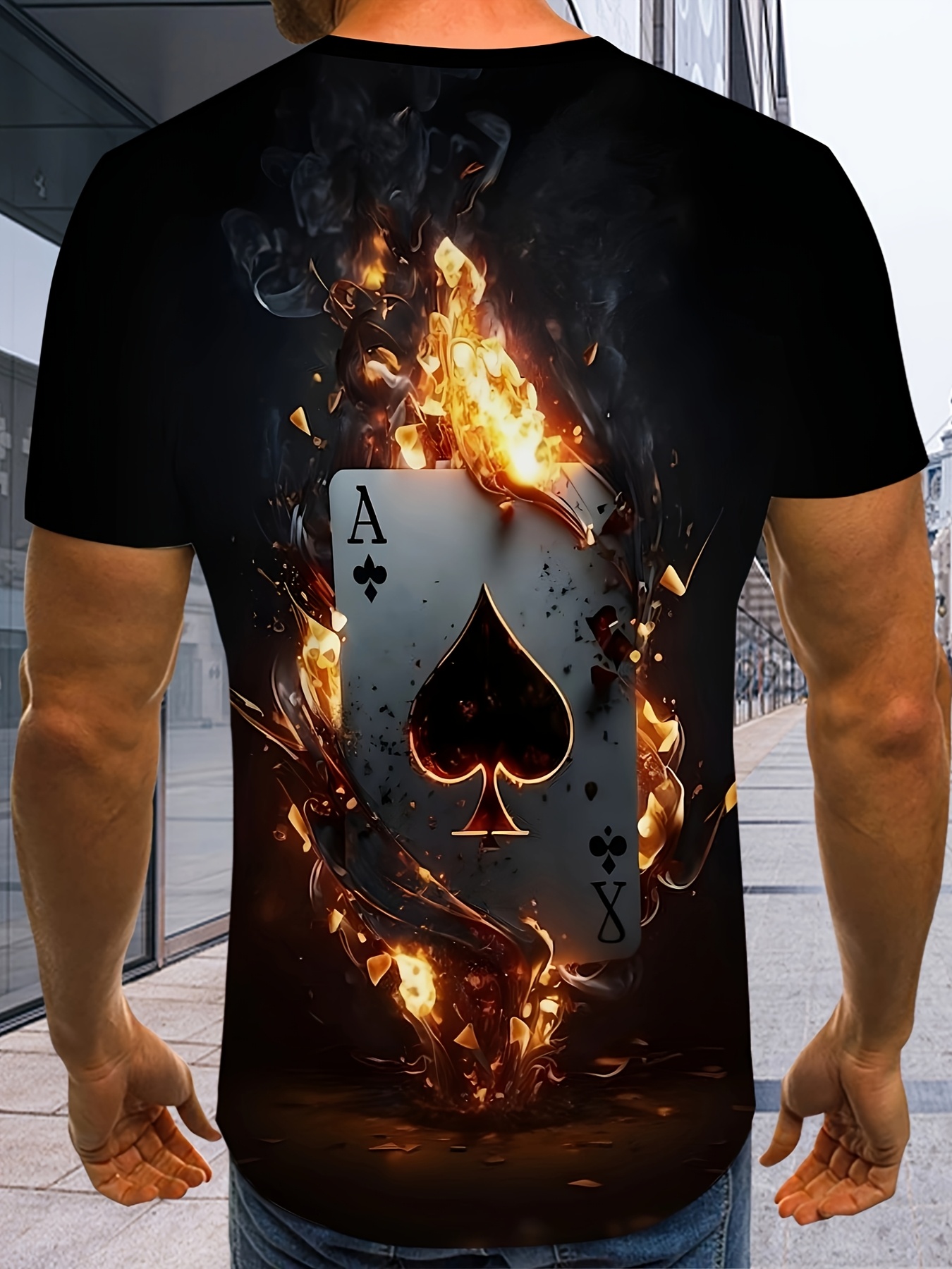 t shirt 3d fiamma e Temu Italy