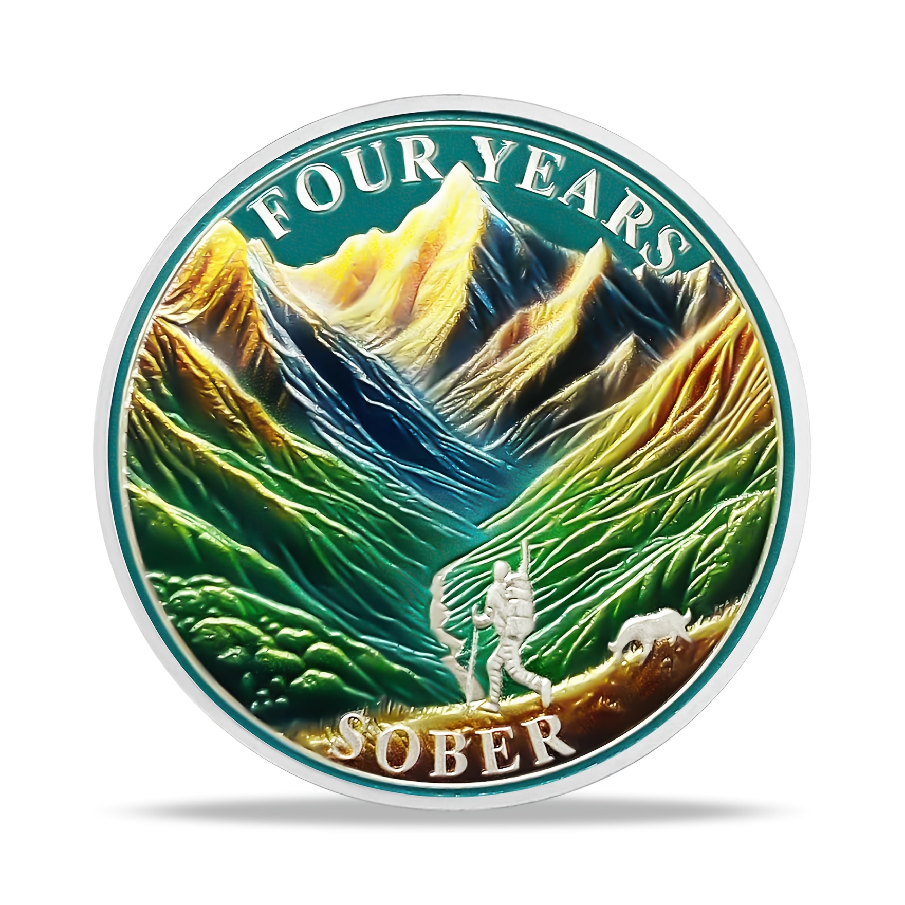 레플리카 코인 금주 코인 토큰 선물 aa/na 모임을 위한 금주 기념 메달 5주년 기념품 상징적인 등대와 산 - Temu  Republic of Korea