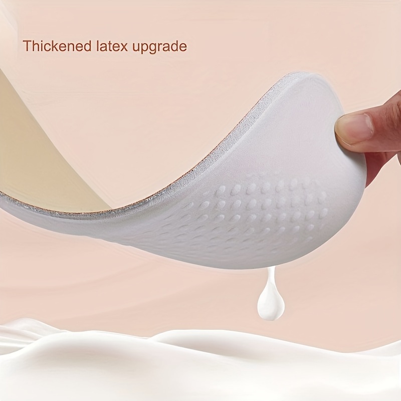 Faux Leather Latex Sports Insole Insoles for Shoes Arch Support Shoe Pads Shock Absorbing