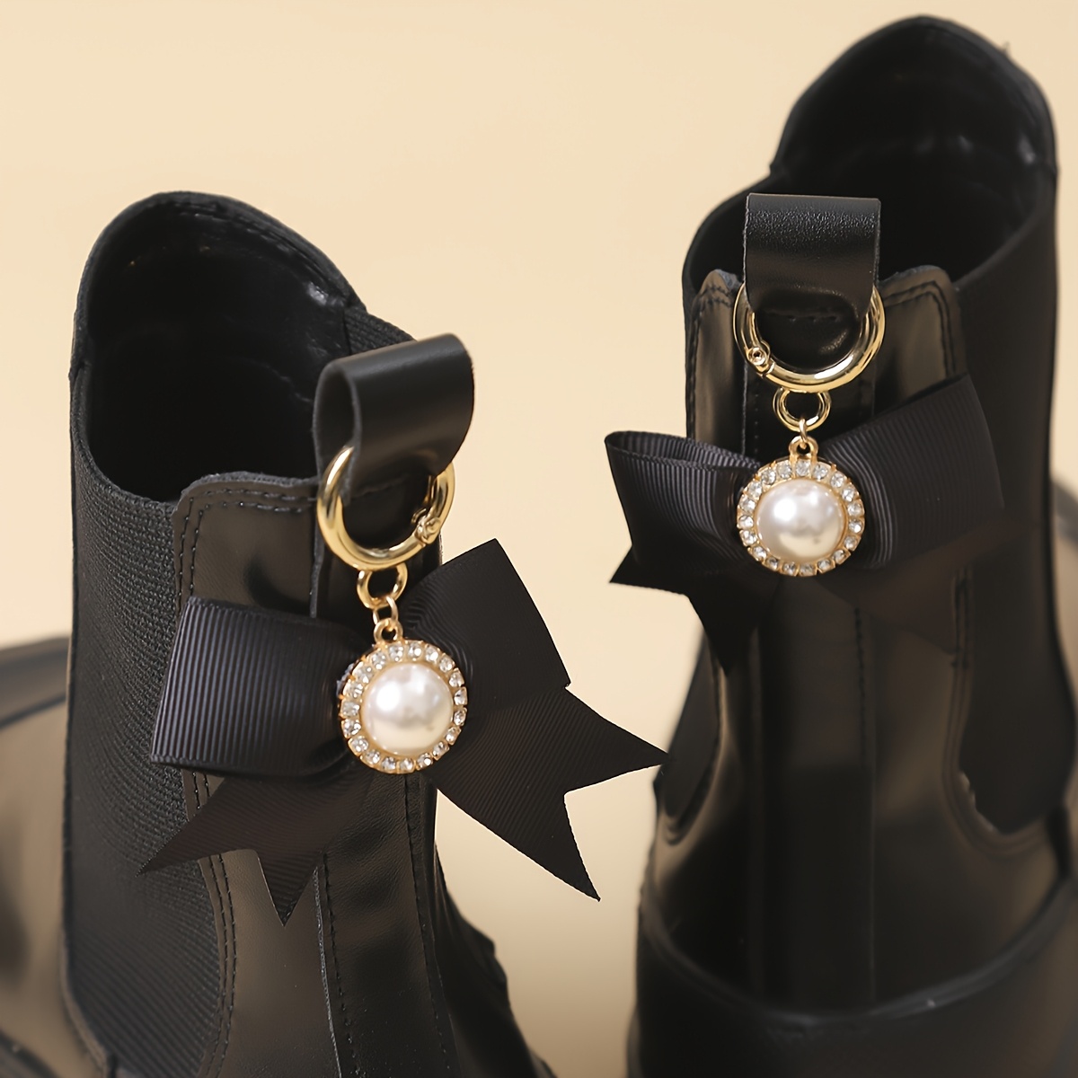 Image of Detachable Shoelace Bows For High Heels And Boots Decoration, Date Sexy Clothing, Bags And Shoe Additions, Gift For Women, Without Battery