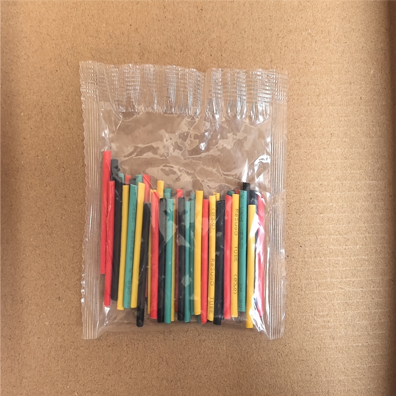 

40pcs Tubing Kit - 2:1 , Assorted Colors, Electric Insulation Cable Sleeve Wraps For Industrial & Electrical Use, Tube, Sleeve