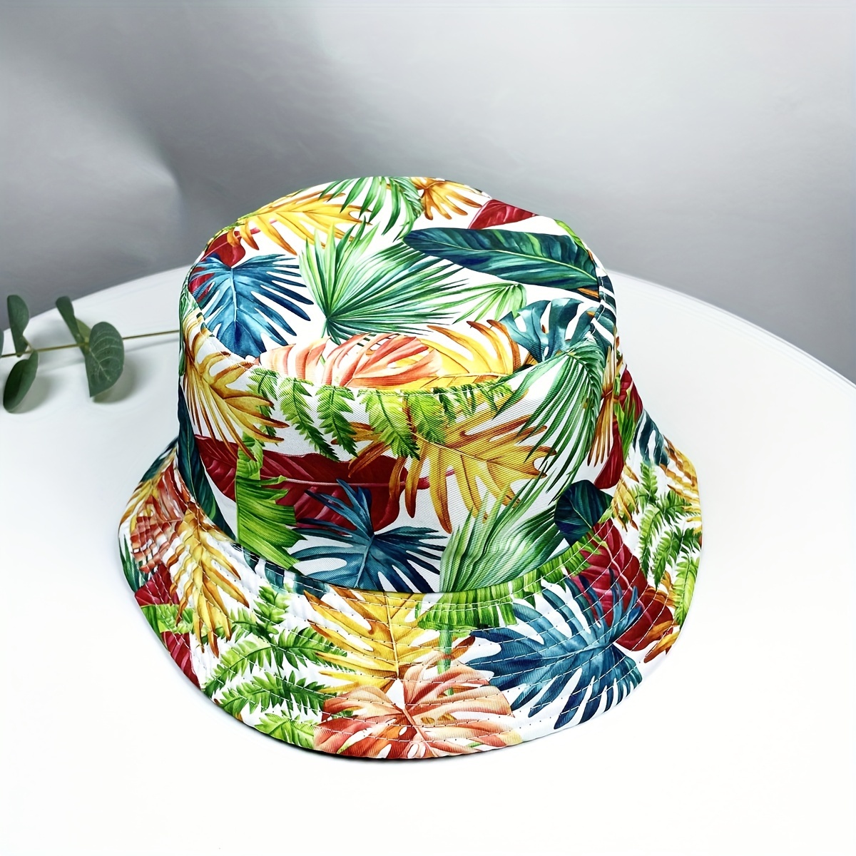 Sombrero Paja Florida en color Beige. Estilo Fedora para Hombre