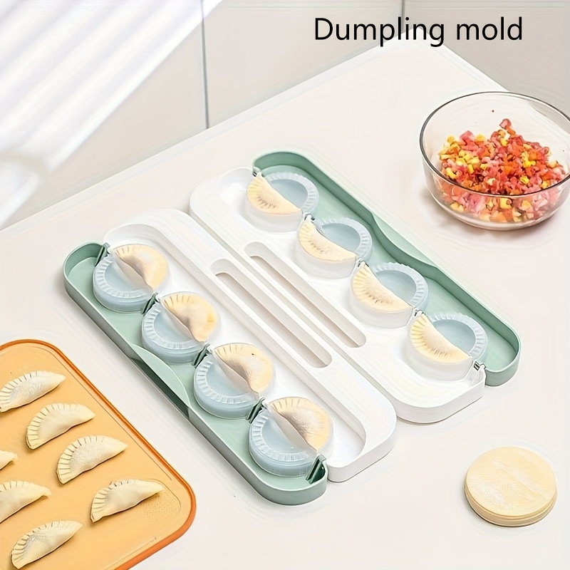 

1pc Innovative Kitchen Tool, Dumpling Mold With Plastic Molds For Homemade Dumplings, Uncharged, Material