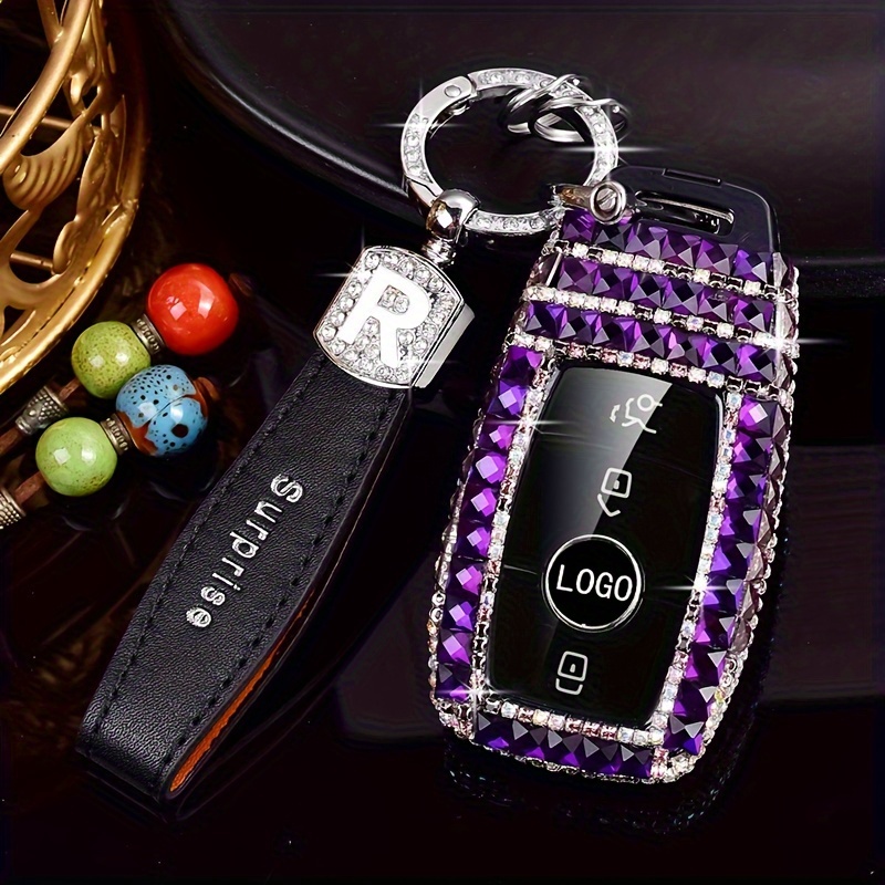 Fashion Women Sparkling For Benz Car Key Fob Cover For W202 For W203 For  W204 For For W20 For E200L Accessories E For C2