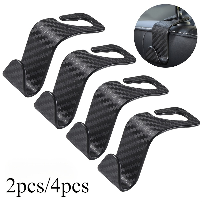 

2/4pièces Universel Auto Siège Headrest Crochet Stockage Cintre Véhicule Arrière Siège Organisateur Porte Accessoires Intérieurs