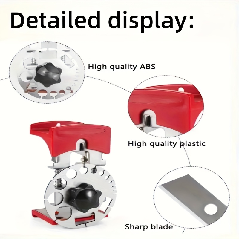 1pc heavy duty manual handheld adjustable wire stripper tool all in one cable stripper like mechanism for pvc armored no external residential electrical repairs diy wiring professional Product details 8