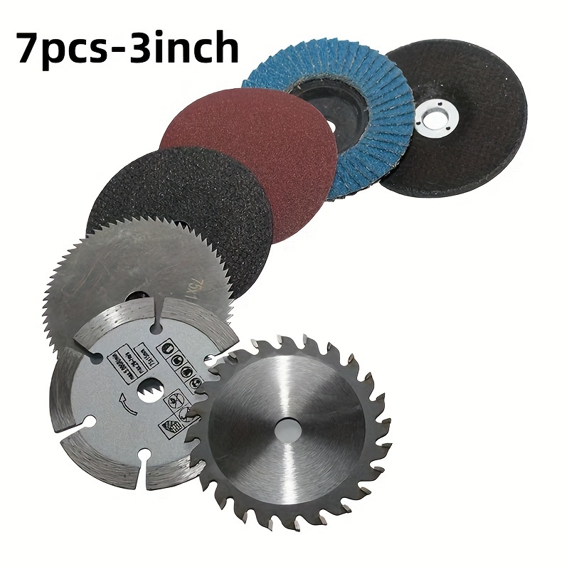 

7pcs 3- Saw Set 75mm - Steel Cutting