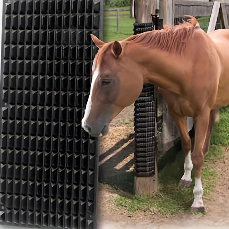 

Horse Scratching Board, Itch Relief Massage Tool For Horses, Durable Pp Material Horse Stable Supplies
