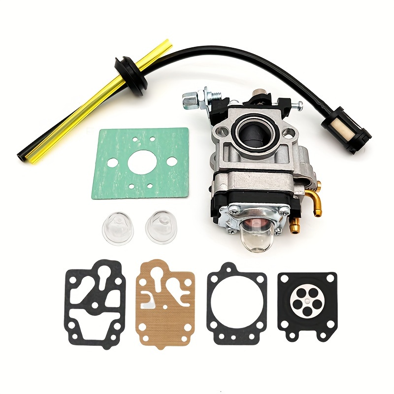 TEMU Brush Cutter Accessories Carburetor Fuel And Repair Kit For Grass Cutter Engine 40-5 44-5