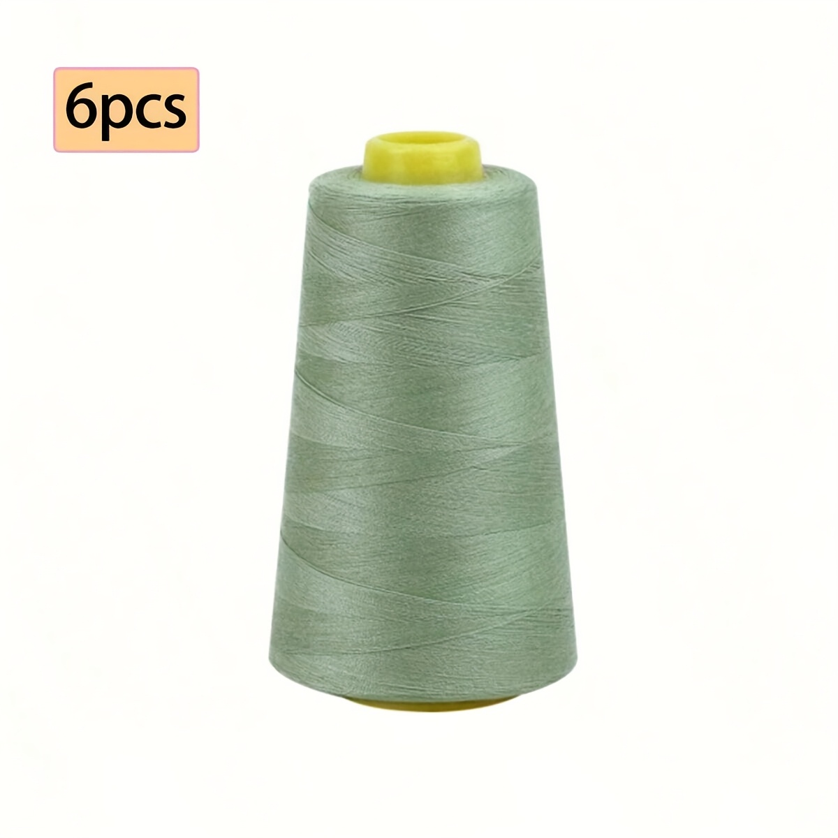 TEMU 1/6pcs Tower Polyester Sewing Thread Multicolor High Strength Low Elasticity Sewing Thread 3000 Yards Sewing Thread Spool Hand Thread