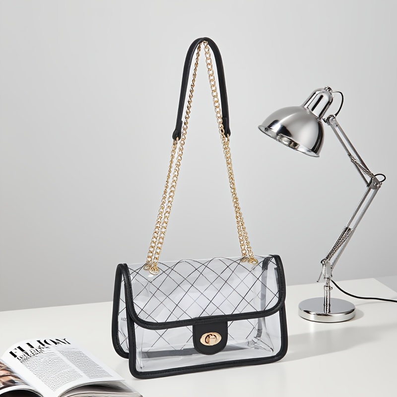 Ragsto PVC clear bag side view