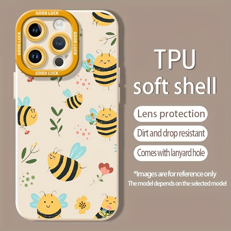 TEMU para Teléfono - Pequeña Adecuada para iPhone 18Promax/17/17Pro/17Air/16 /15/14/13/12/11, Fácil, , Cojín de Aire Anti-Caída, Color de Combinado,