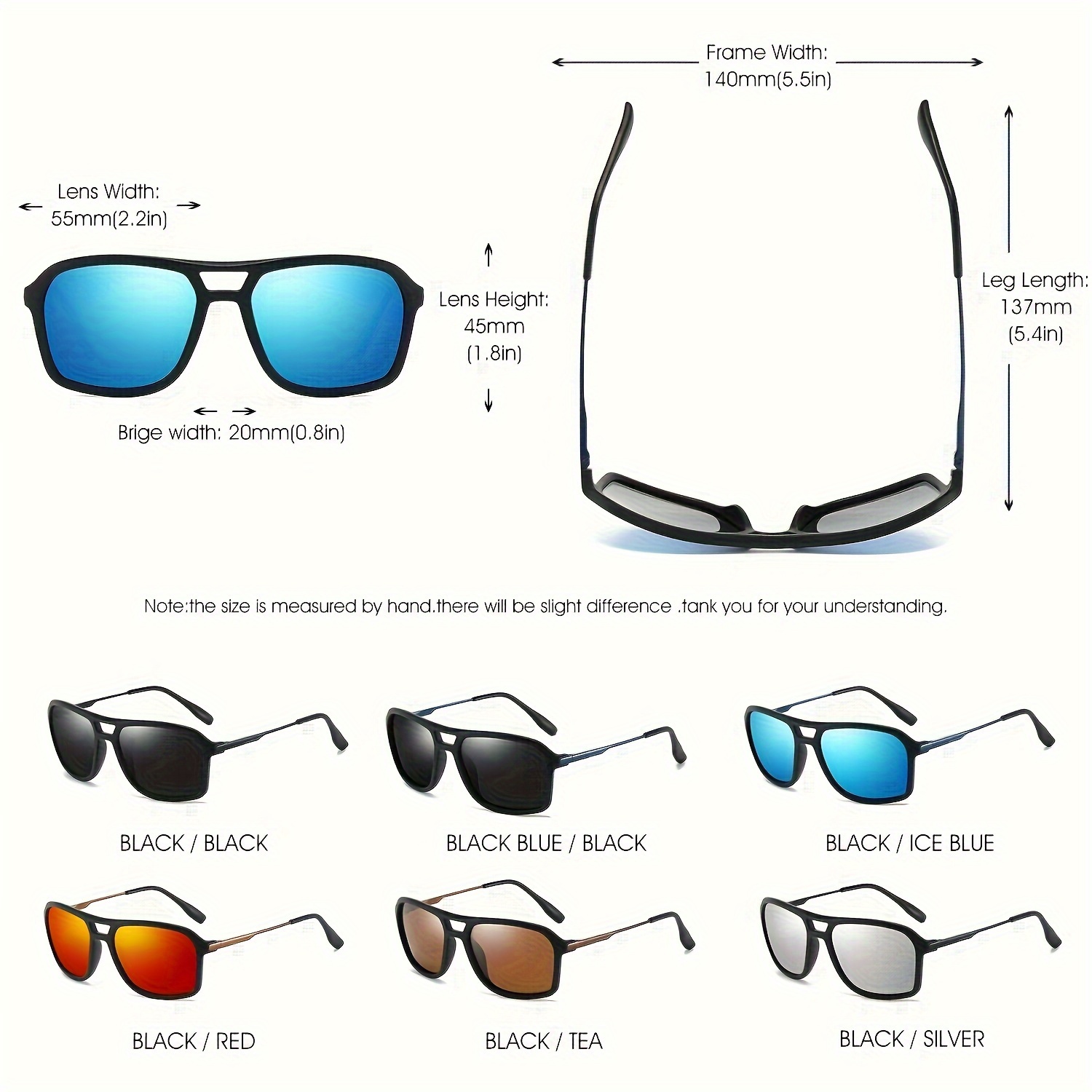 1pc Renekton Mens Large Frame Fashion Polarized Sunglasses Outdoor