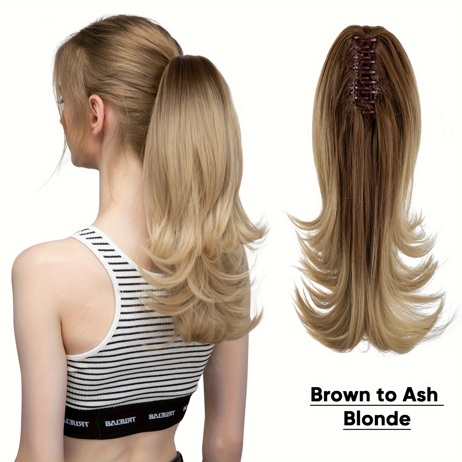 14inch Long Curly Ponytail Clip In Hair Extensions Pony Tail Hairpiece For Women Hair Accessories Synthetic Hair