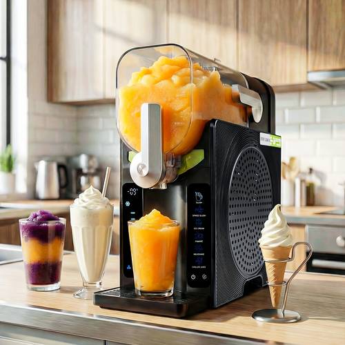 ktx 6 in 1 touchscreen 2l slushie machine ice cream maker needed 15min fast cooling 6 for margaritas roostertails ice cream smoothies