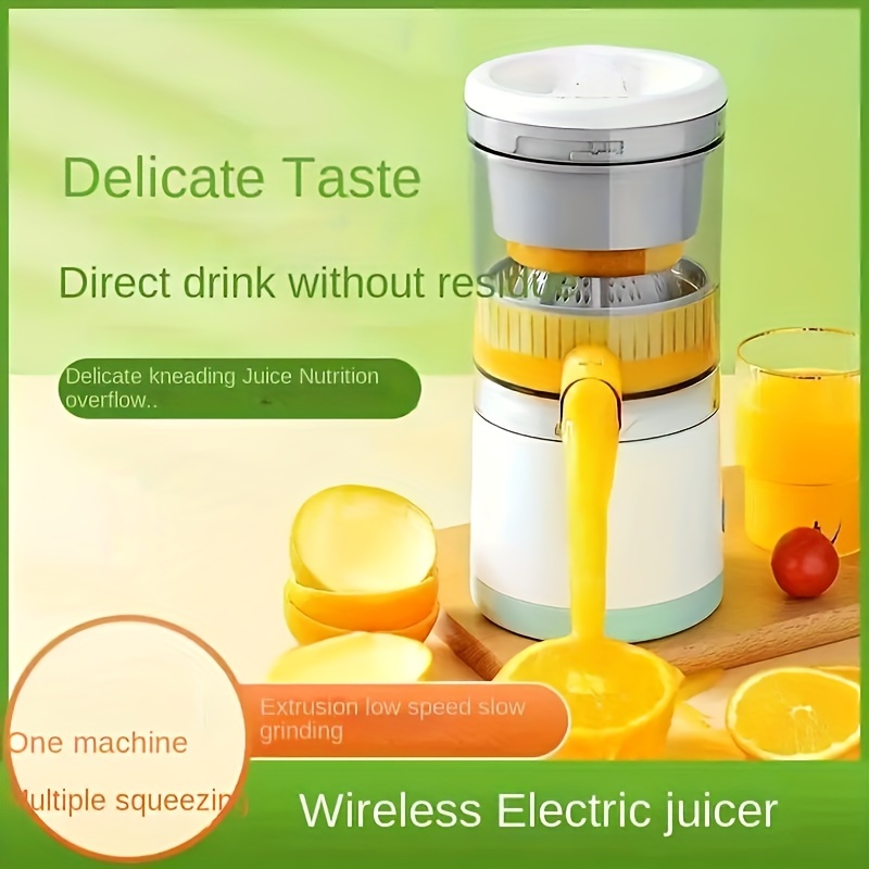 1pc portable multifunctional juicer automatic juicing and separation fresh orange juice cup with usb charging kitchen stuff details 4