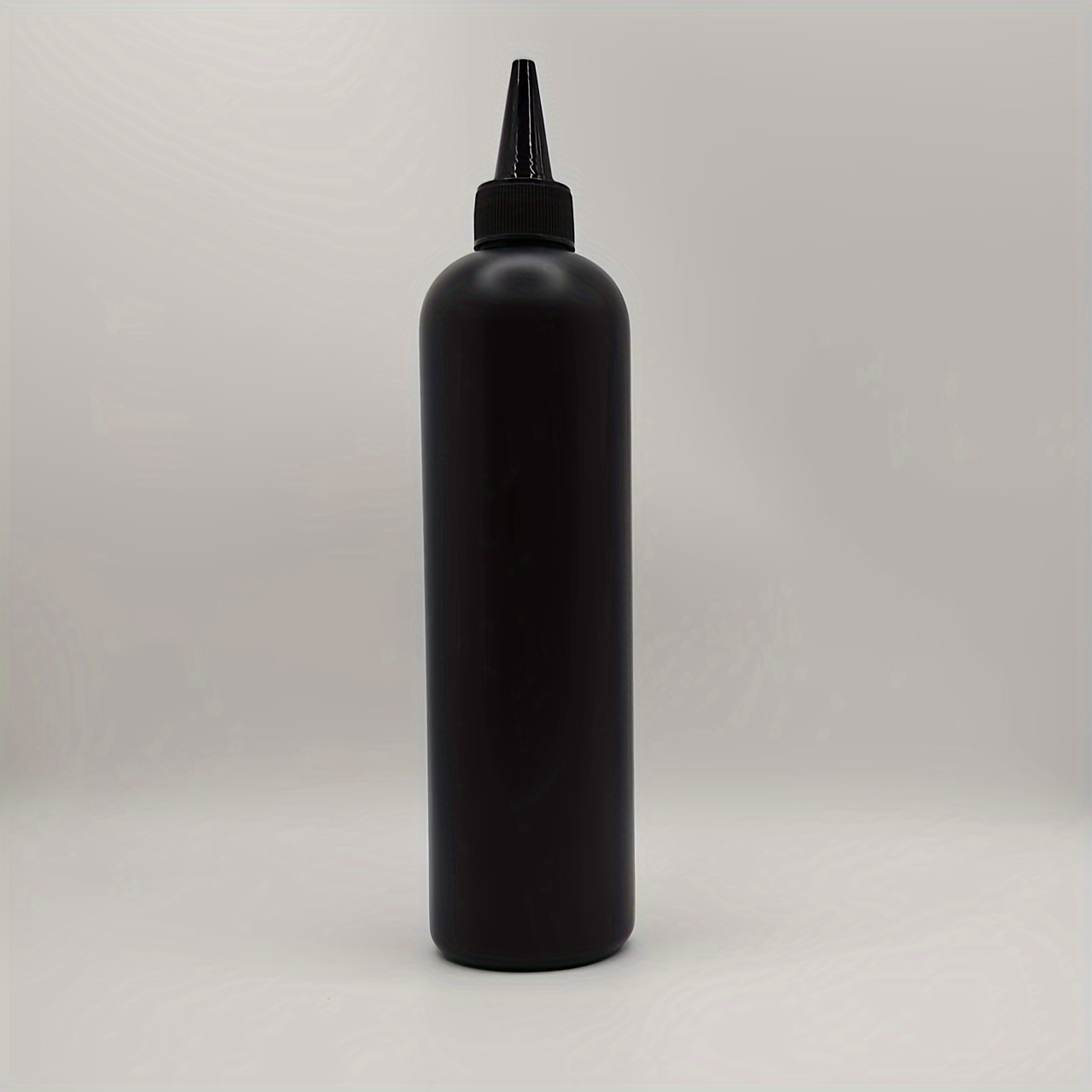 

400ml Refillable Black Hdpe Plastic Squeeze Bottle - High-temperature Resistant, -proof, Ideal For Chemical , Skincare Solutions - Dispensing Use And Travel, Unscented