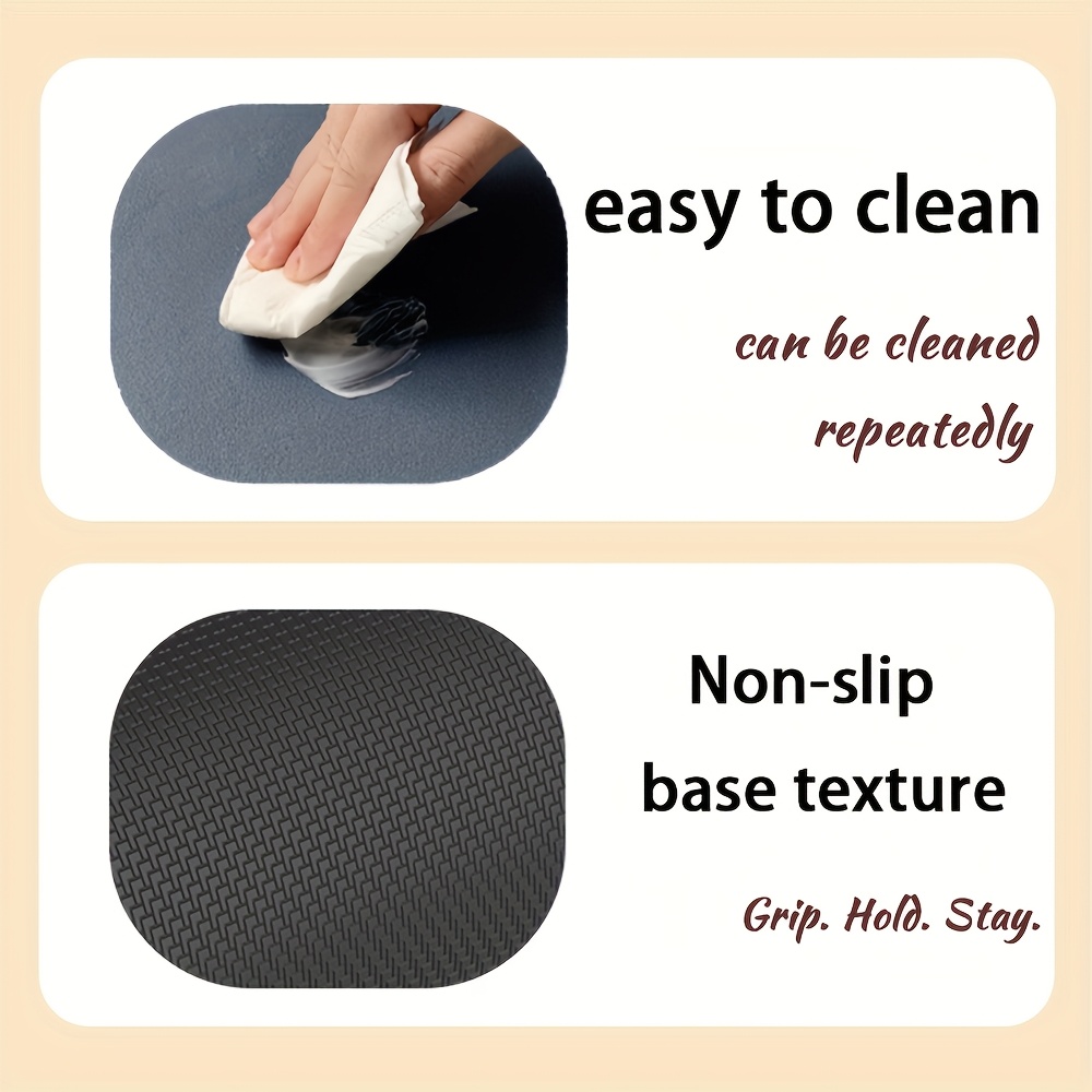 Customizable Quick-Pet Feeding Mat with Paw Print Design