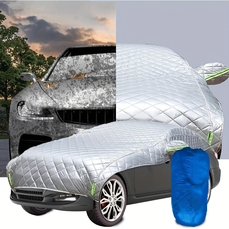 

All-weather Car Cover With Hail Protection - Waterproof, Snowproof, Windproof & Uv Resistant With Hooks For Most Cars Car Covers For Cars Outside Waterproof Car Cover Waterproof All Weather