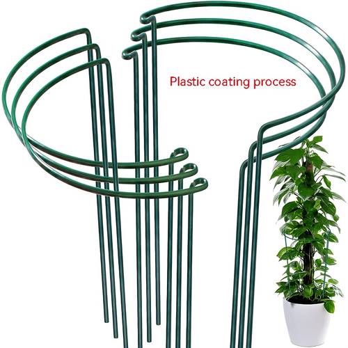 2 4 8pcs plant support stakes 25cmx40cm 20cmx35cm garden plant support stand flower stand suitable for plate landscape support shape flower bed edge