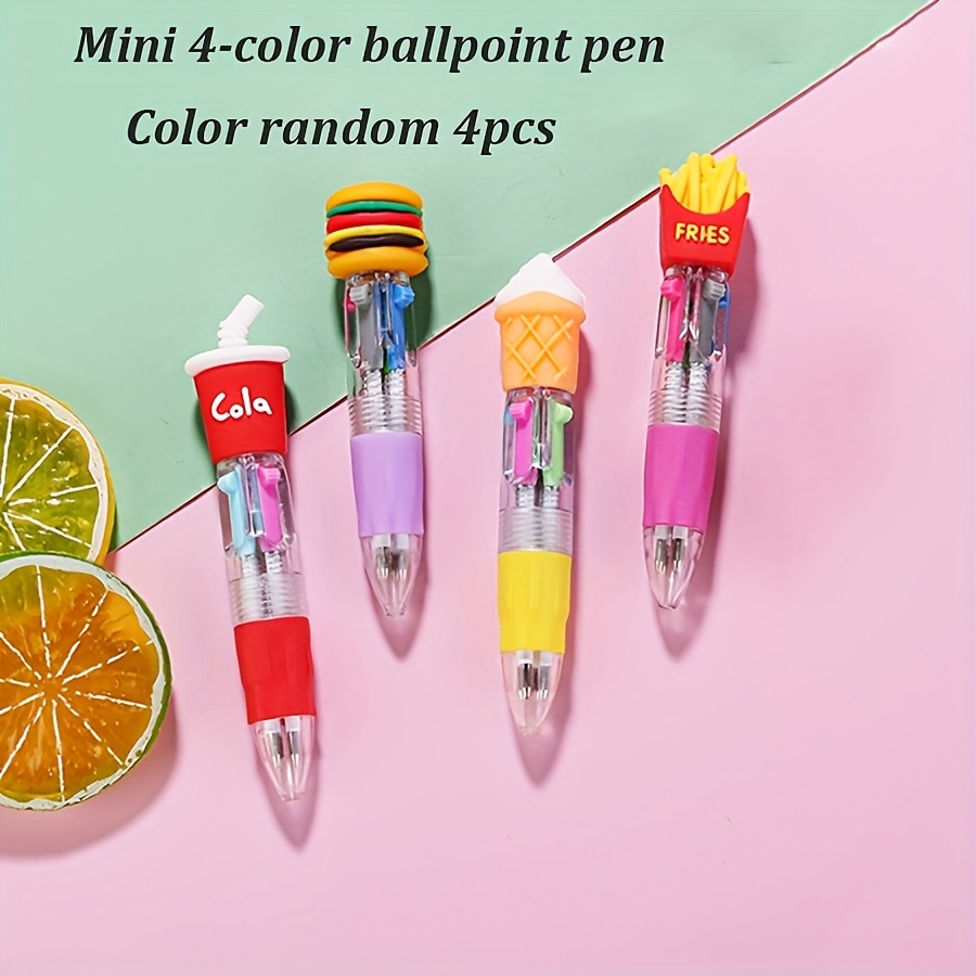 4pcs Mini Ballpoint Pen Set In , Easter Small Gifts, Random Colors
