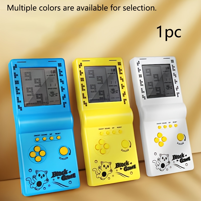   1pc nostalgic brick style handheld game console portable multi game experience   gift for couples battery not included