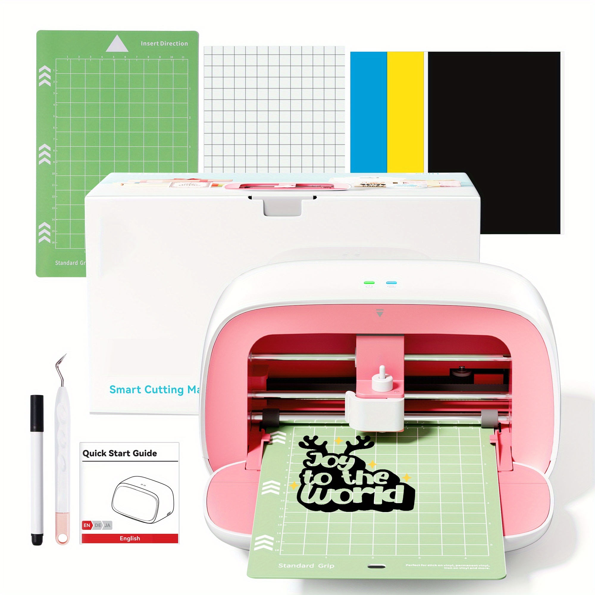 TEMU Vinyl Joy Cutter Maschine, Upgrade Schneidemaschine Glee für DIY Joy, Tragbares Smart-Schneidewerkzeug für , Sticker- Aufkleberhersteller für