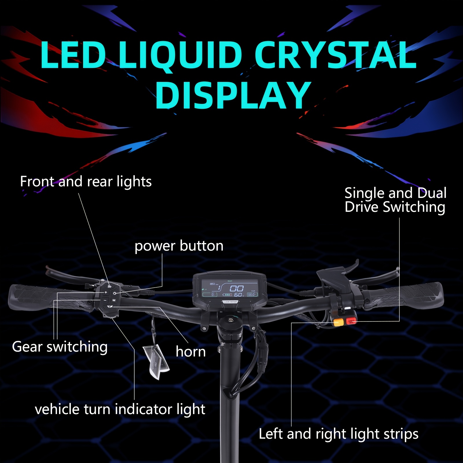 high powered electric scooter with seat   of 19 mph 700w motor supports dual charger charging ultra long 60 mile range 60v38ah lithium battery 11 inch off road tires adult electric scooter Product details 3