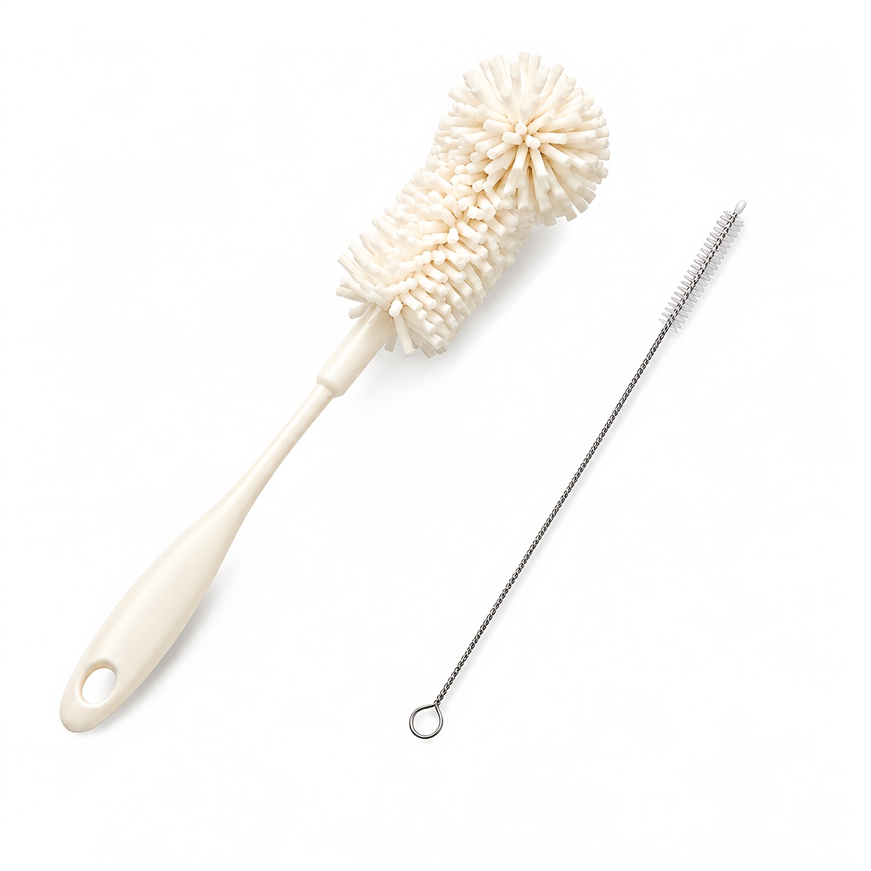 TEMU 2pcs Cupware And Straw Cleaning Brush Set, Long-handled Cup Brush And Straw Brush, Reusable Deep Cleaning Tools, Suitable For Travel Mugs, Water