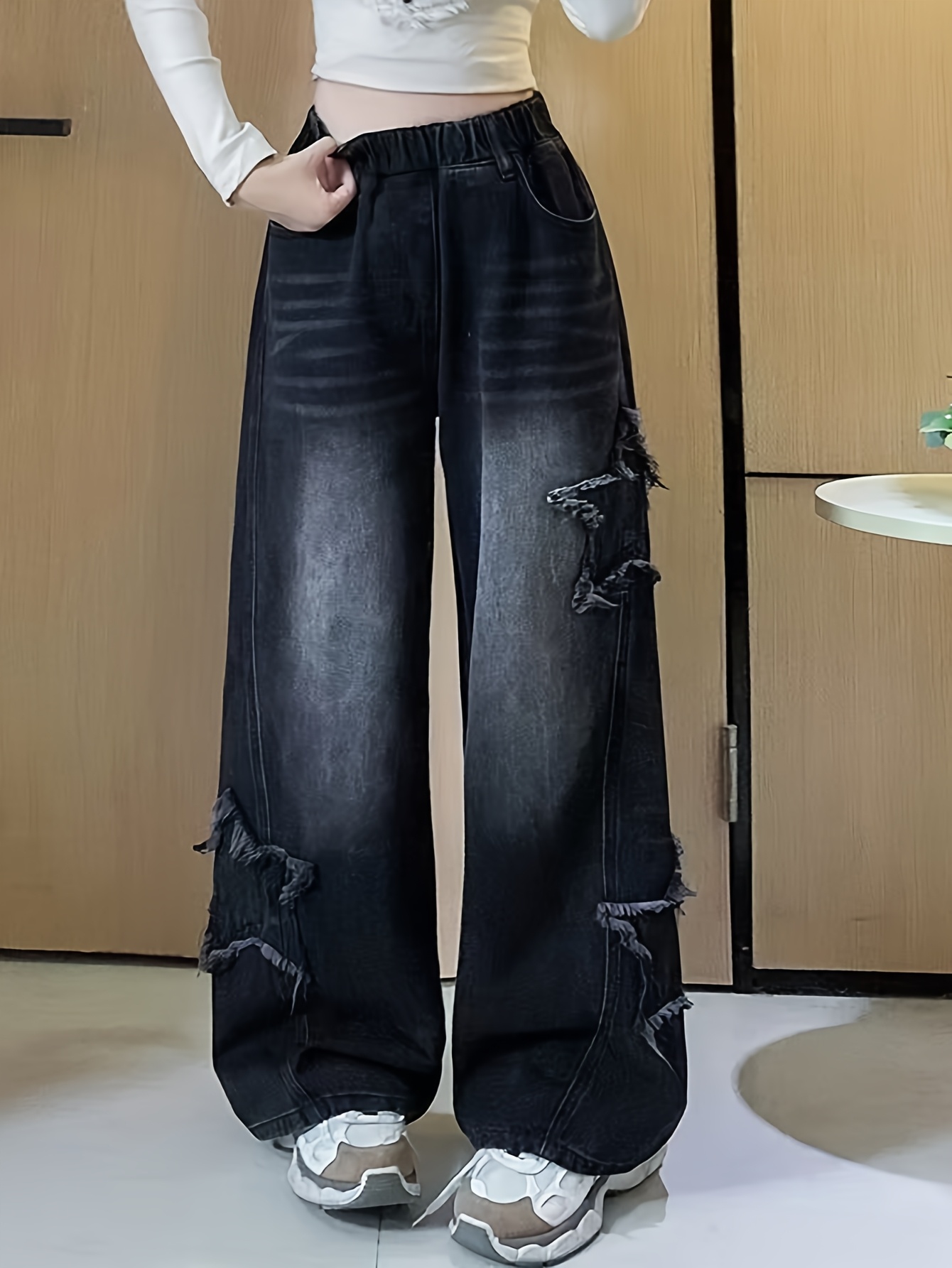 パンツ Y2K in the attic gimmick washed denim DENIMGUYS Custom Y2K Men's Washed Jeans - Gothic Street Wear