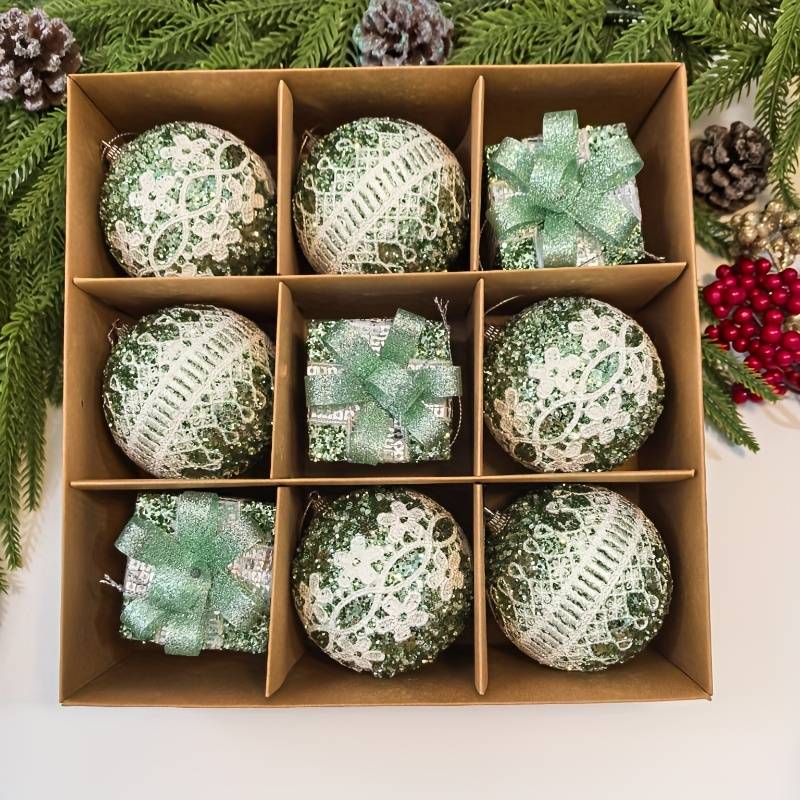 Lot De 15 Boules De Noël En Velours Rose - Décorations Festives Pour Sapin Ou Fenêtre
