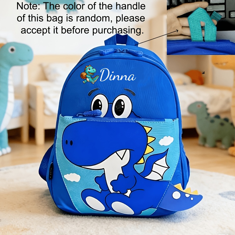 TEMU Back-to- Personalized Fashionable Casual Backpack, Customizable With Your Own Name, Text, Or Numbers. Casual And Simple, Versatile And