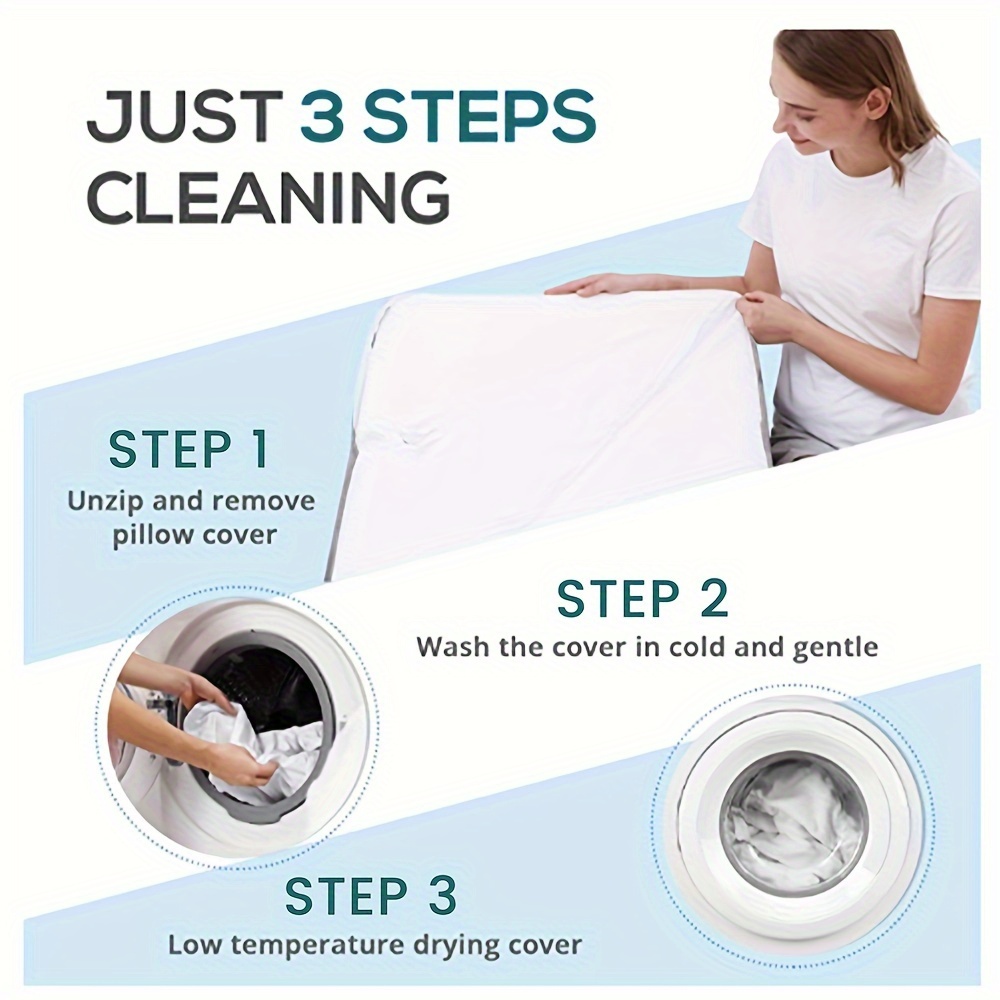 1pc ergonomic wedge pillow top medium soft support back legs