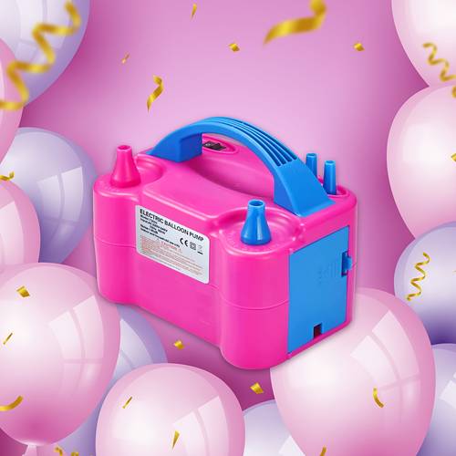 electric balloon pump 600w balloon blower dual nozzle 2 portable balloon inflator pump decor for christmas decorations birthday weddings and party decoration balloons professional balloon machine