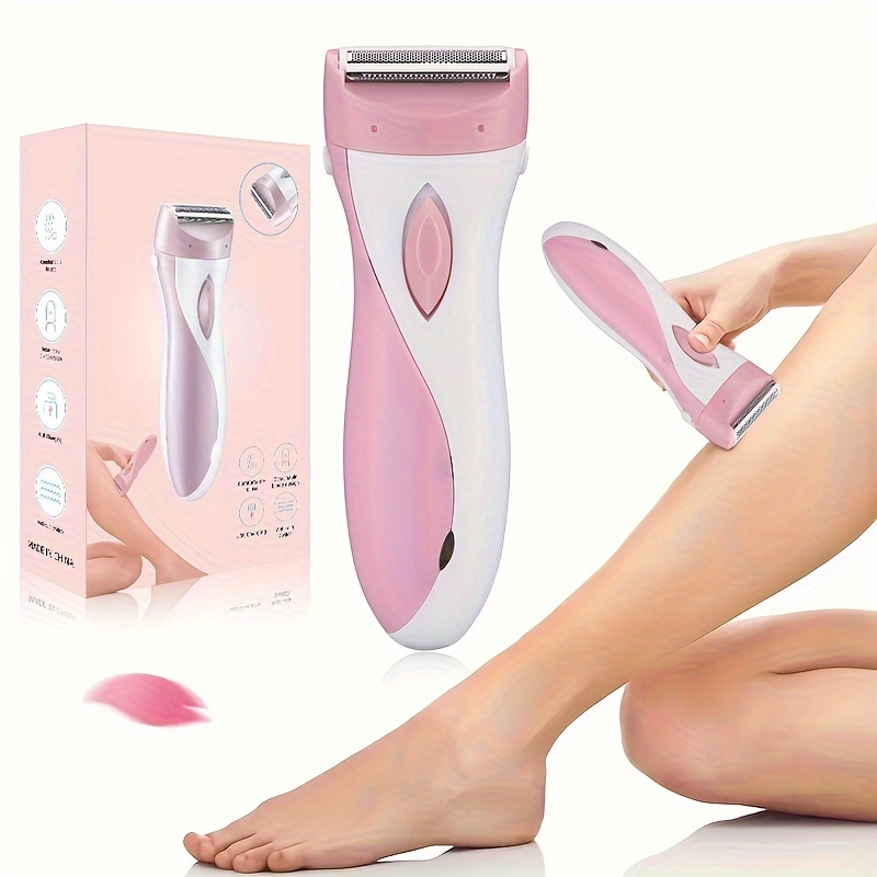 E-shop Elektrischer Rasierer für Frauen - USB-betriebener Damenrasierer, vielseitiger Folienrasierer mit Edelstahlklingen, USB-aufladbar, ideal für