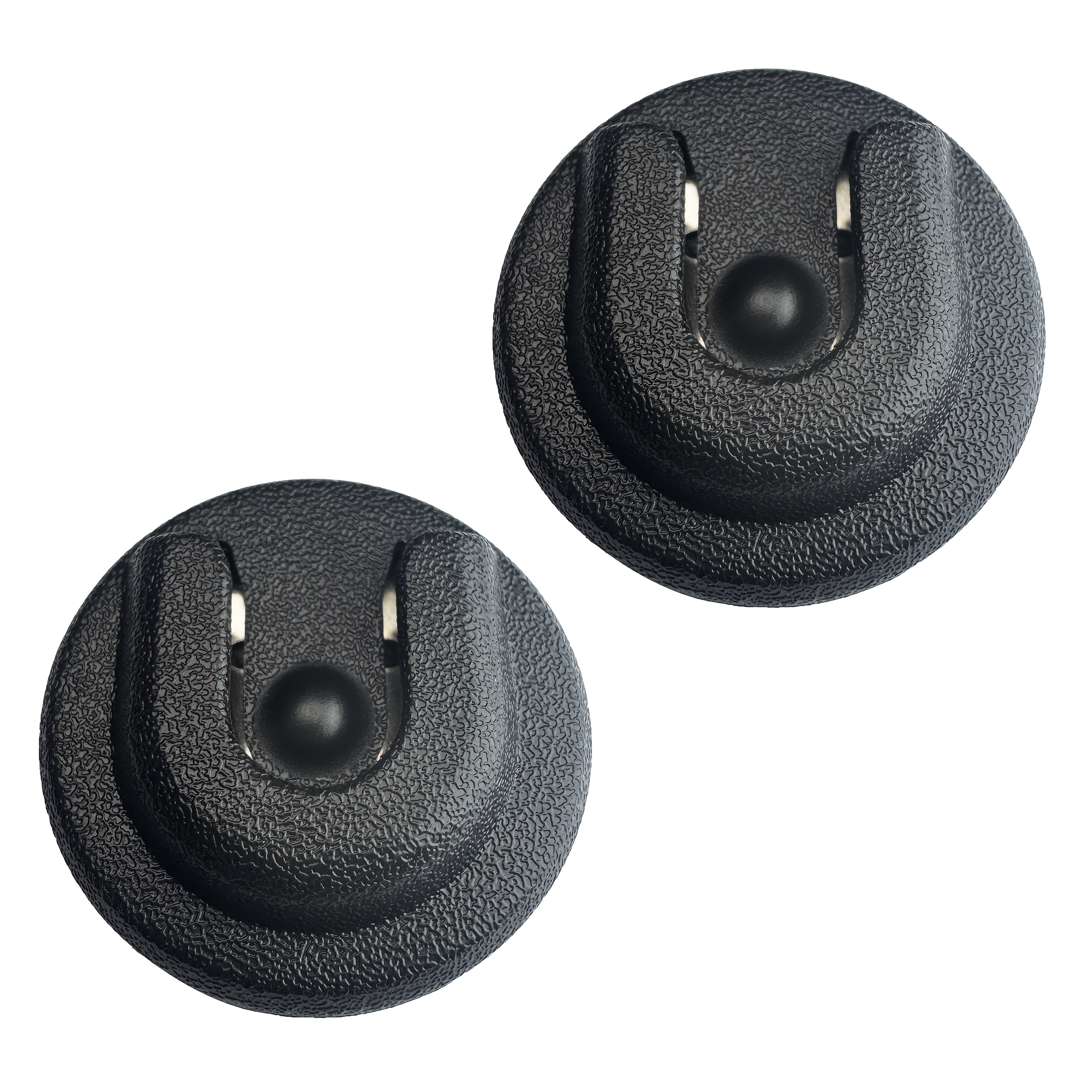 Image of 2pcs, Universal Cb Radio Microphone Hanger, Round Knob Mic Holder Mount With Adhesive Back For Motorola Hln9073b Cdm1250 Cdm750 Gm300 M1225 Gm3688 Gtx800 Kenwood Tk768g Tk868g Tm471a