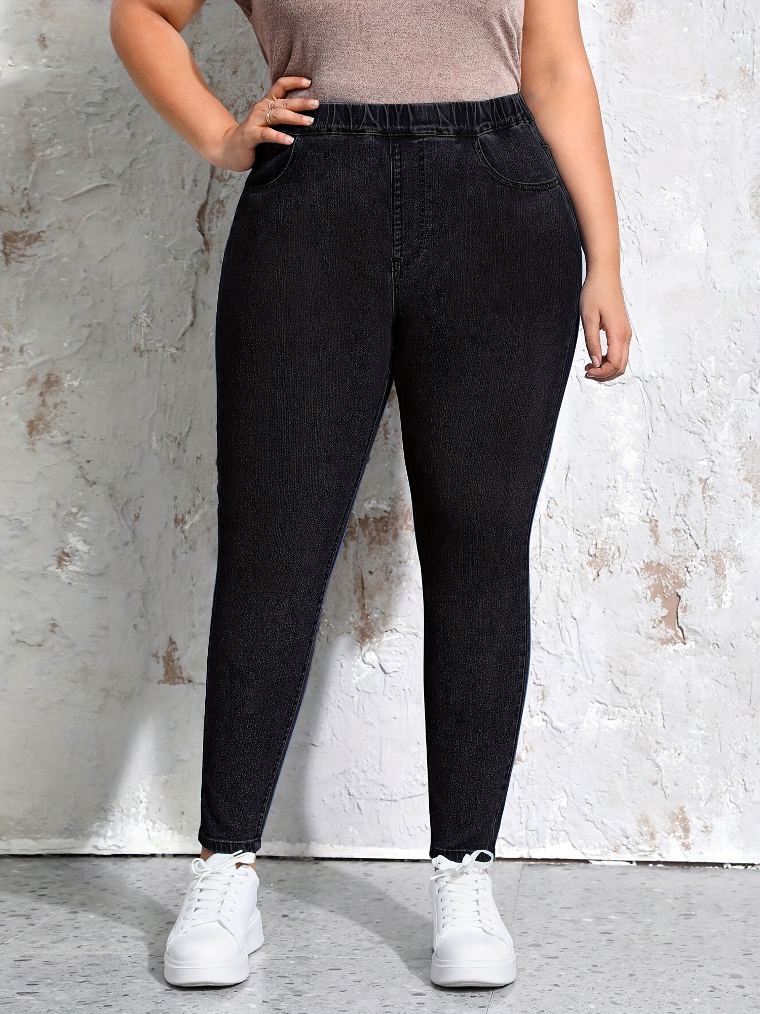 Women Black Jeans - Temu Canada