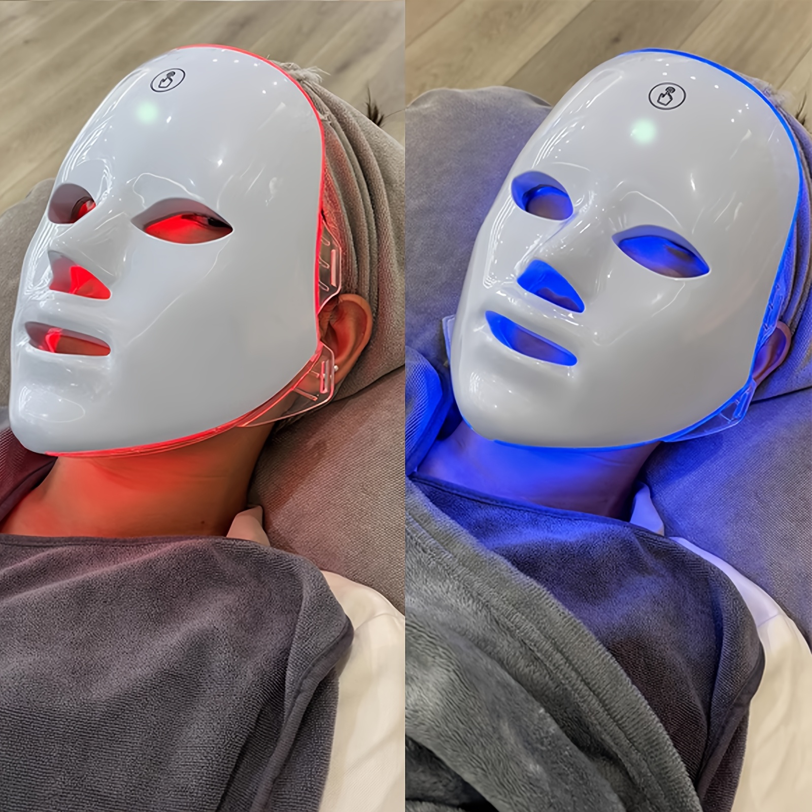 7 in 1 facial care beauty device 7 color led facial care instrument automatic loop facial care tool 7 working   designed for face beauty built in 400mah battery   portable with adjustable strap suitable for home and travel perfect gift for moms   Product details 3