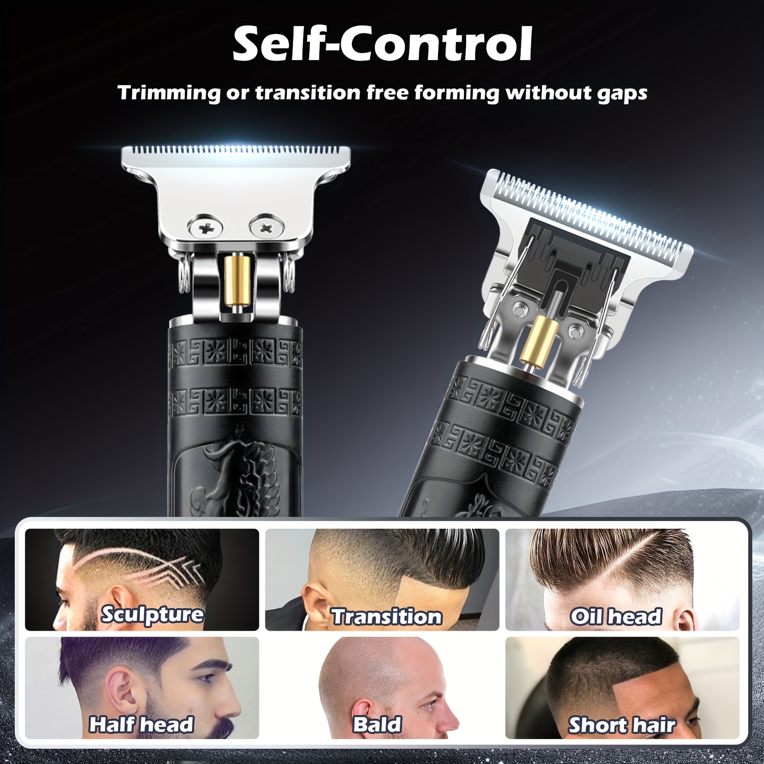 VGR Pro Hair Clippers Trimmer Cutting Beard Cordless Ghana