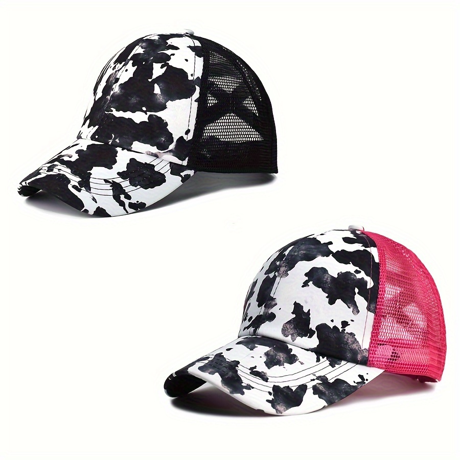 

Fantasy Theme Animal Print Baseball Caps For Women, Lightweight Cotton Blend, Woven Craftsmanship, Adjustable Mesh Back Ponytail Hat (65% Cotton, 35% Polyester)