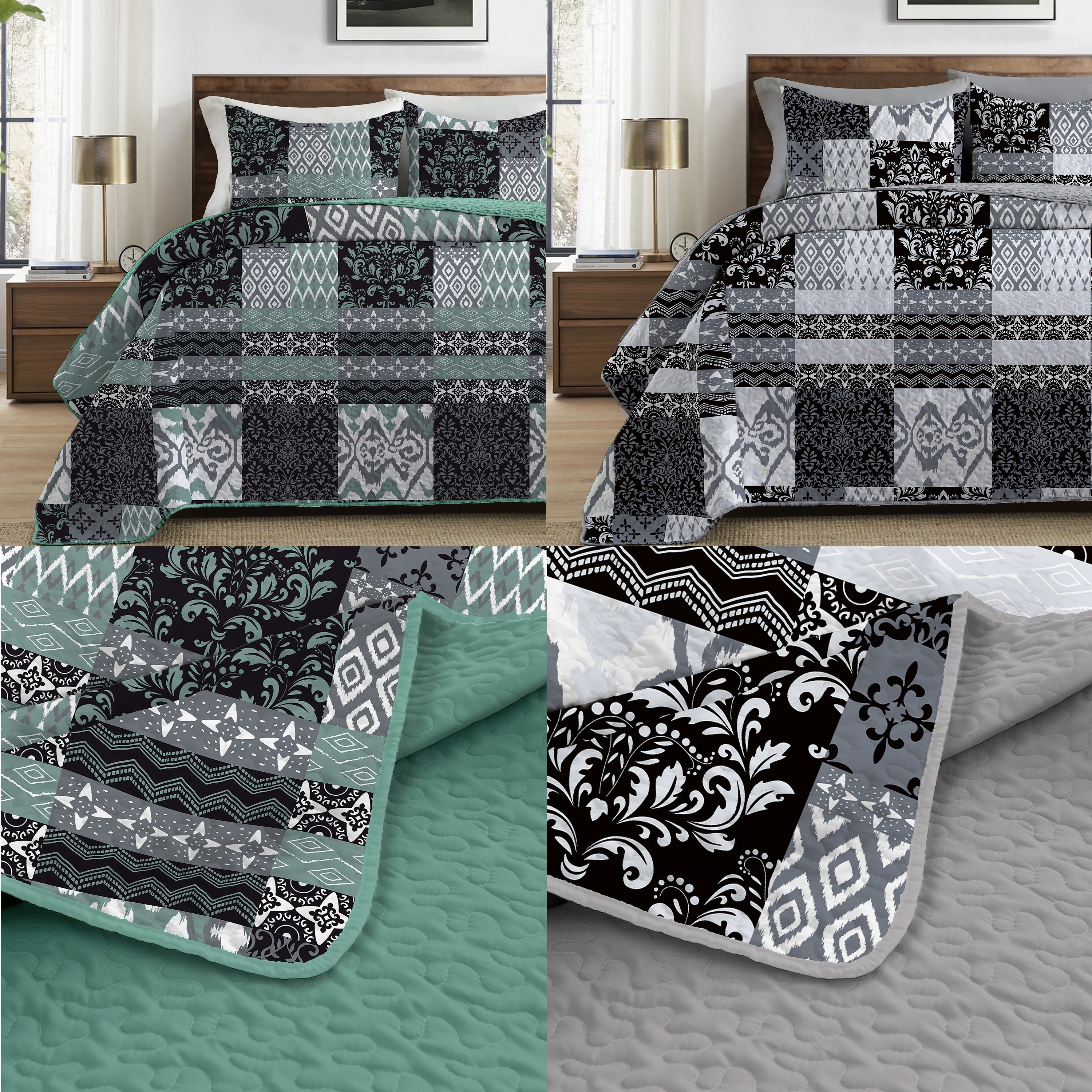 

Printing Quilt Cover Bedding 3pcs Set Double Bed Cover 3pcs Flower Pattern Bedspread Set (1*bedspread + 2*pillowcase Without Filler), Soft Breathable And Comfortable Bedding Set For Bedroom Dorm Room