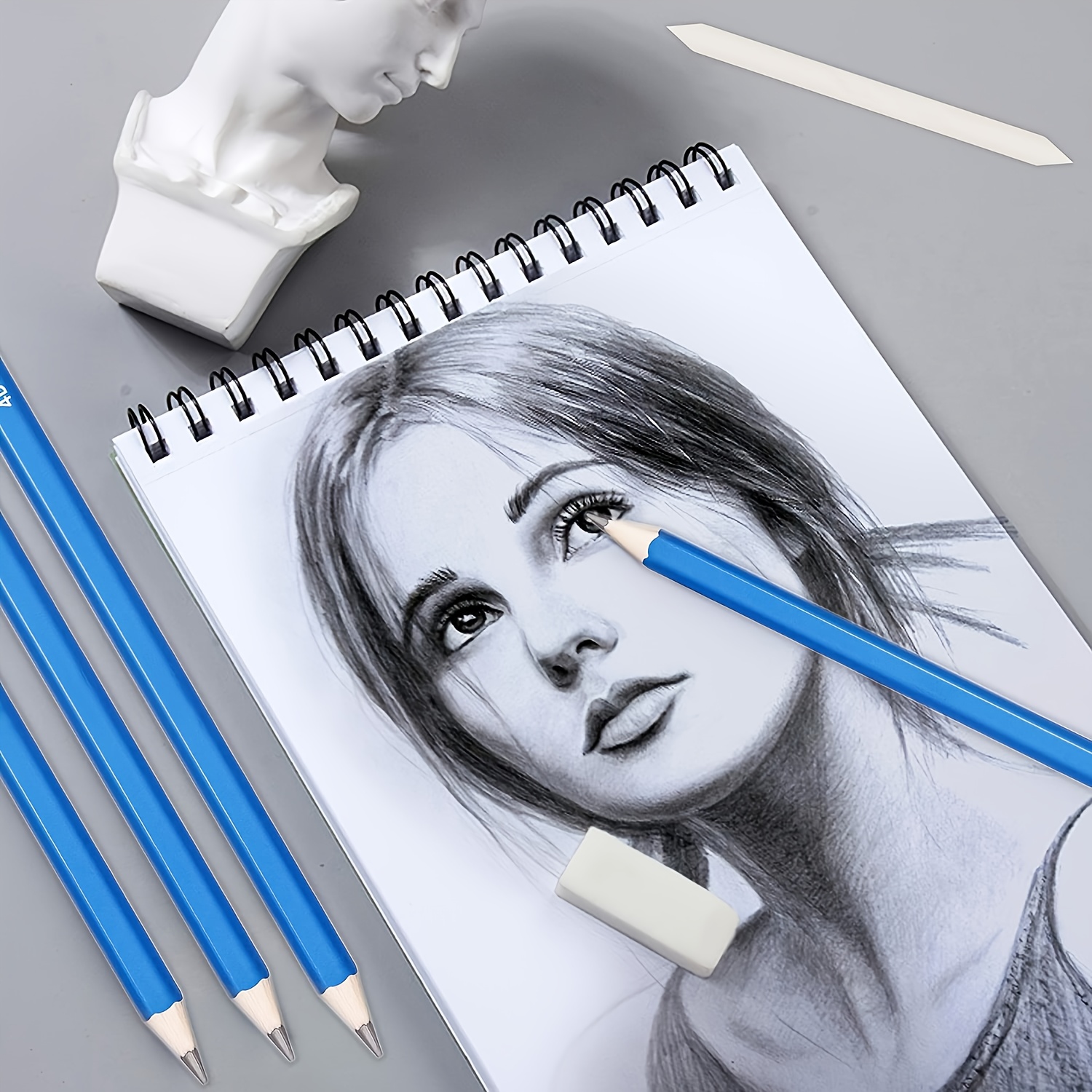 33pcs professional drawing sketch set portable artist travel