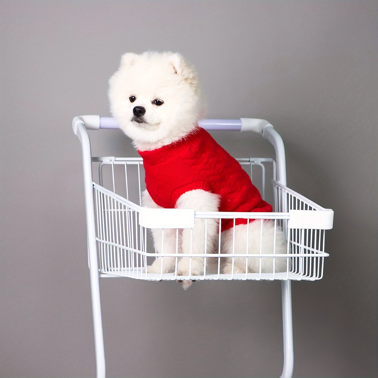 small dog pullover sweater cold weather knitwear classic turtleneck thick clothing suitable for small dogs and medium dogs