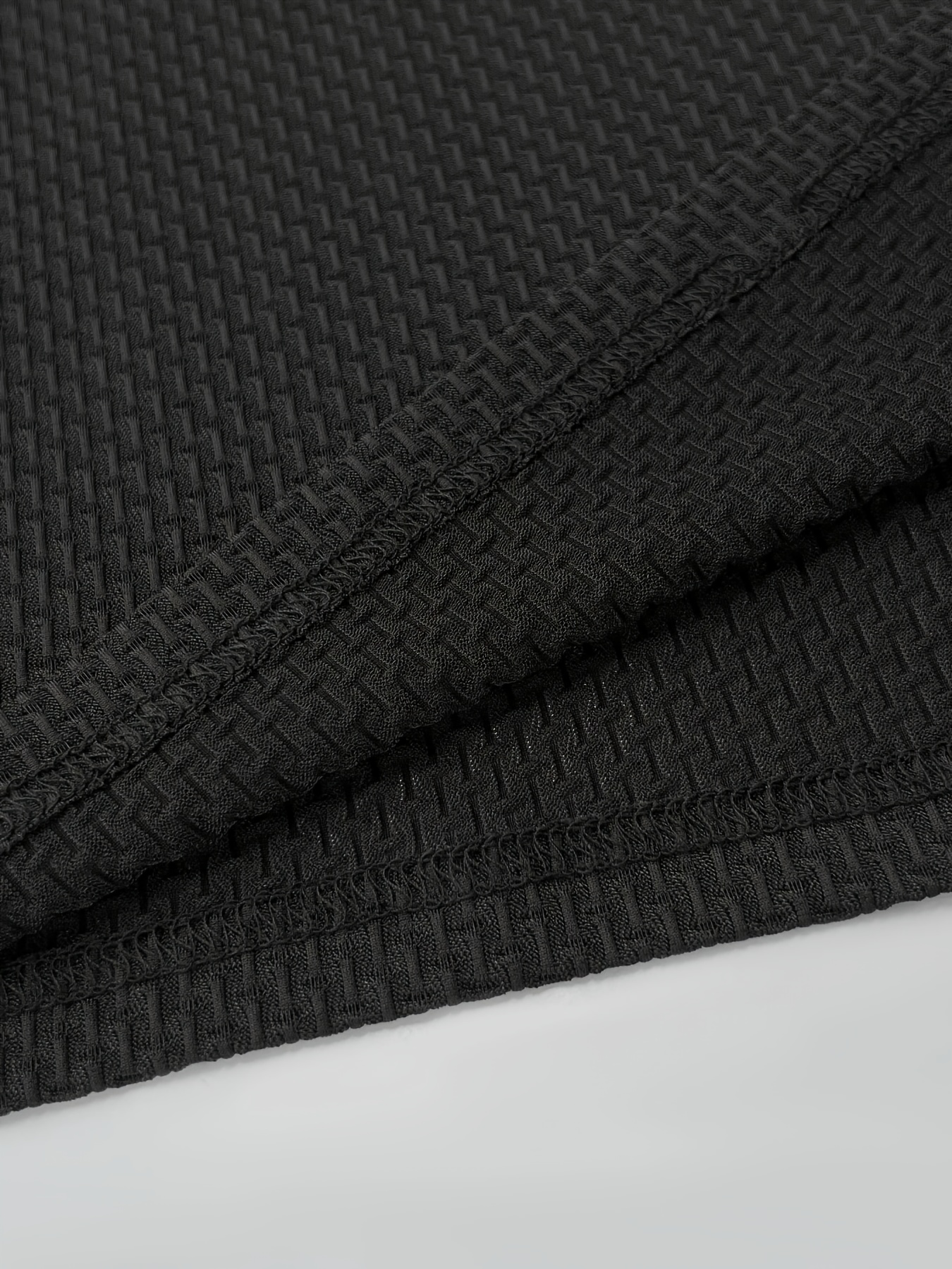 mens quick dry moisture wicking breathable jacquard t shirt loose   fabric for gym   sports casual summer   workout shirt classic round neck medium   details 10