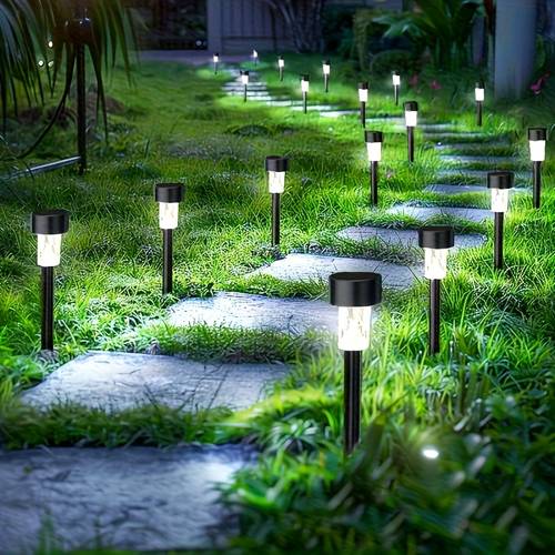 12pcs solar outdoor lawn lights decorative outdoor lawn lights halloween christmas holiday decorative lights suitable for gardens courtyards patios