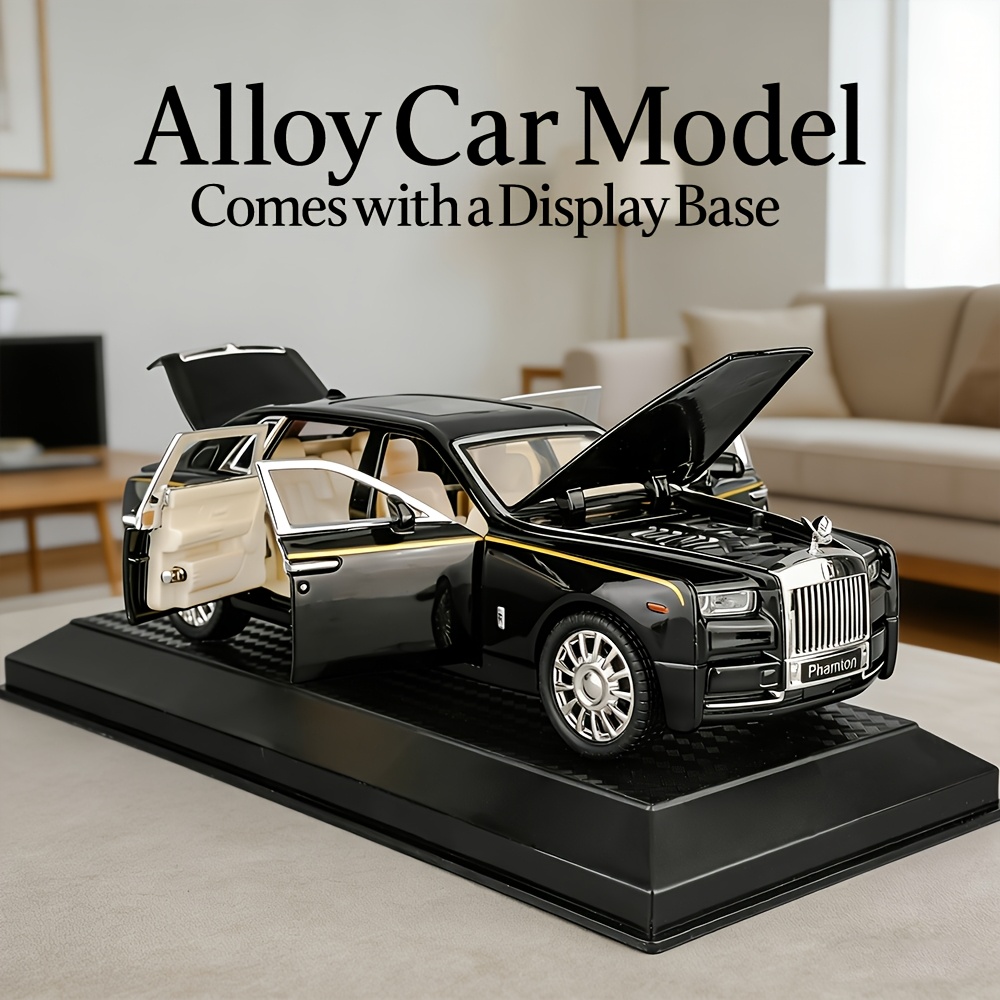 Image of Collectible 1:32 Scale Alloy Luxury Sedan Model - Detailed Static Display, Home Desktop/exhibition Decor, Must-have Collector Piece For Enthusiasts, Birthday/christmas Gift