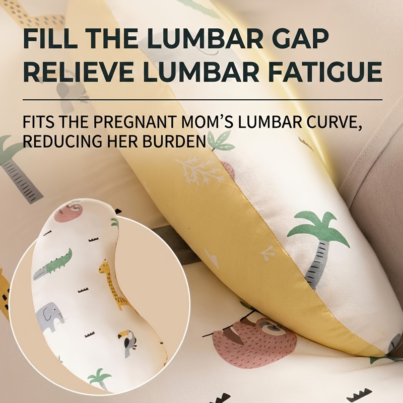 Pregnancy Pillow for Side Sleeping, Designed for Support During Pregnancy, with a Removable And Washable Cover, Ideal for Summer Use