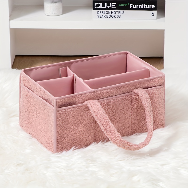 TEMU Versatile Diaper Organizer - For Table, Storage Basket Wipes , , Portable & Car Solution